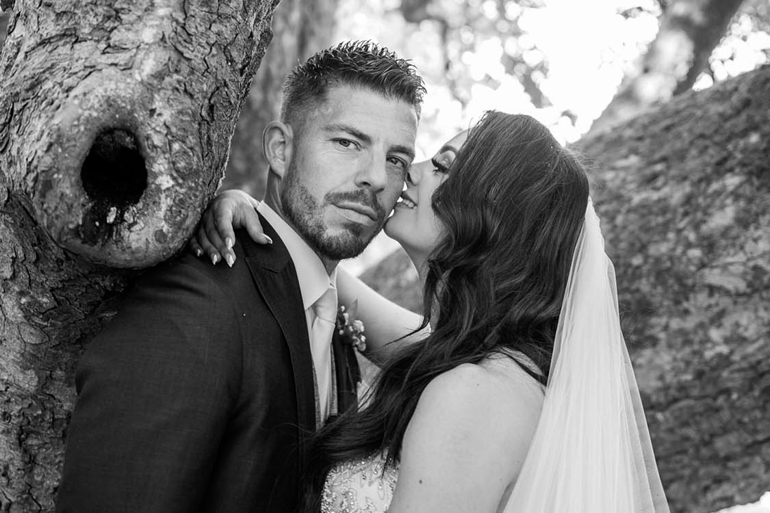 “Natural, romantic wedding photography by Tees Valley Weddings capturing a couple on their day in the North East.